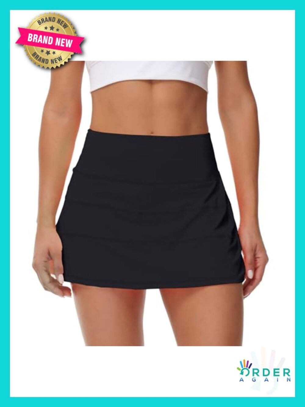 High Waisted Pleated Tennis Skirt with Pockets Athletic Golf Skort